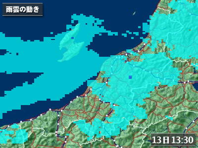 佐渡ロングライド2010の天気　50%→30%→20%！