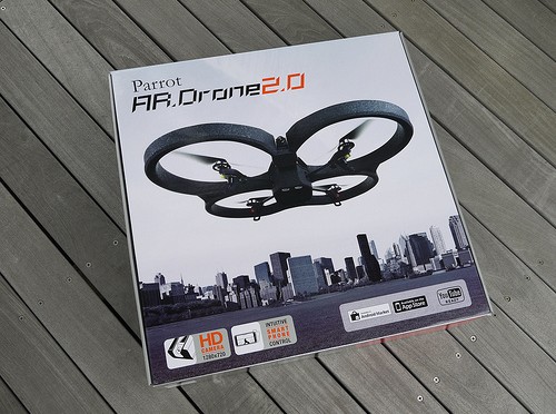 AR.Drone 2.0 が届いた！飛ばした！