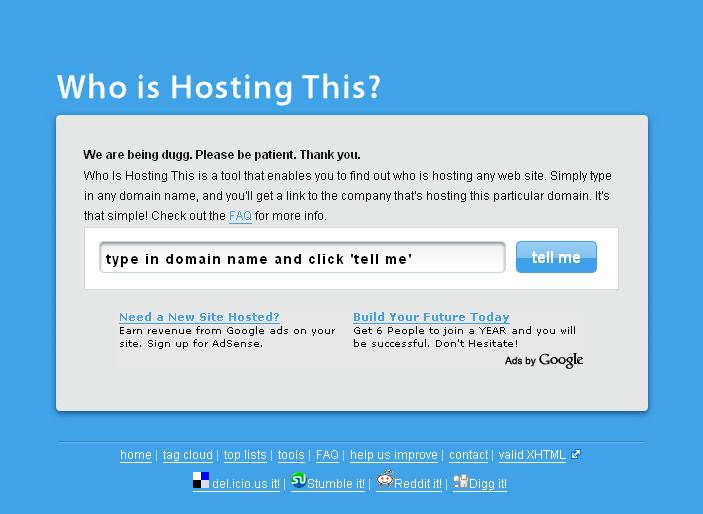 Who Is Hosting This?