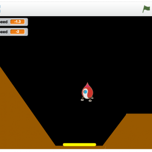 お題Scratch 08 月面着陸