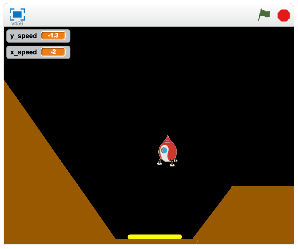 お題Scratch 08 月面着陸