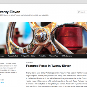WordPressのテーマ「Twenty Eleven」のカスタマイズ