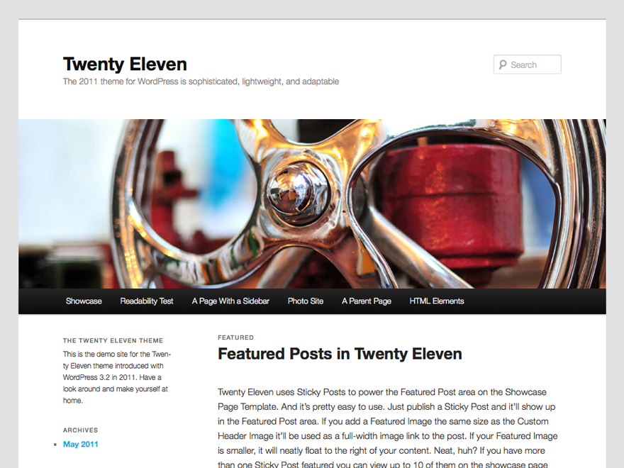 WordPressのテーマ「Twenty Eleven」のカスタマイズ
